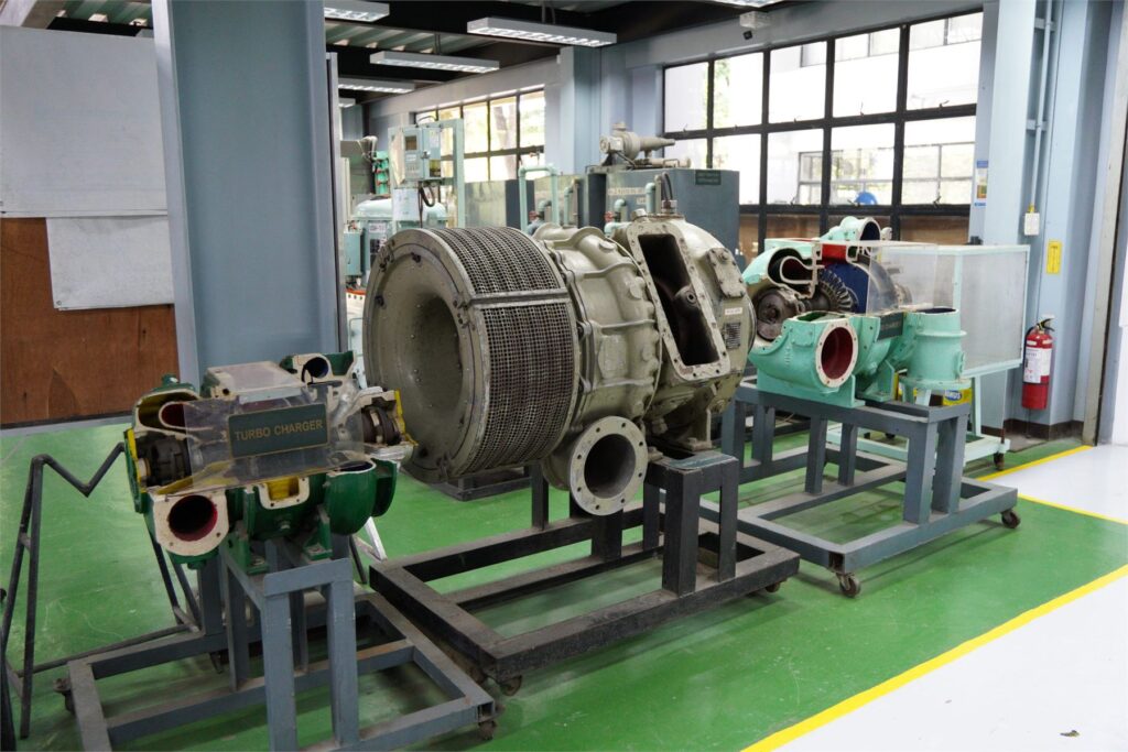 Turbocharger training equipment